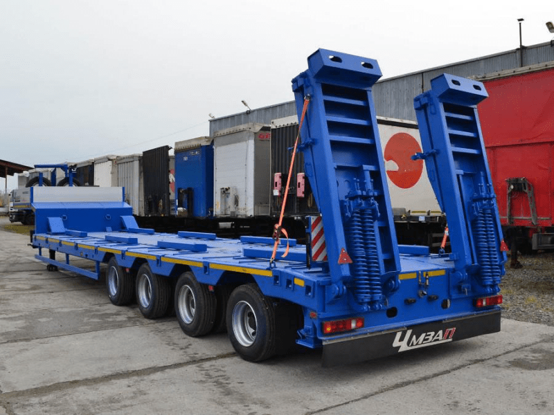 Полуприцеп-трал ЧМЗАП 99903-100-02 низкорамный-4
