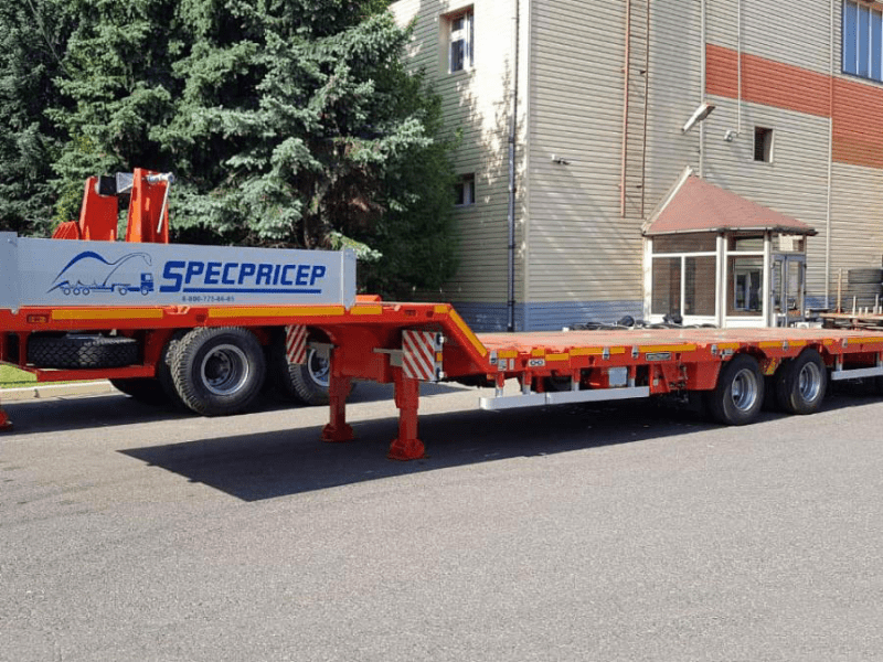 Полуприцеп-трал Спецприцеп низкорамный-0