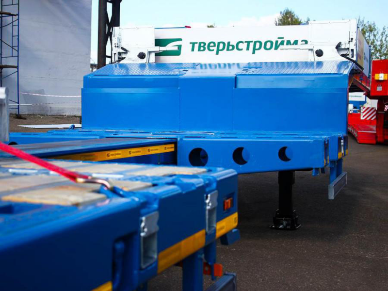 Полуприцеп-трал ТверьСтройМаш 99393E-S38 низкорамный-1