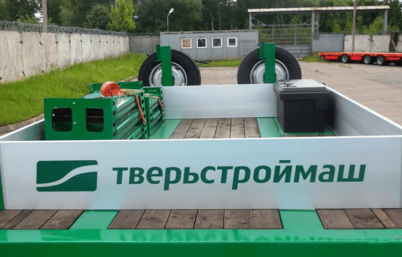 Полуприцеп-трал ТверьСтройМаш 99395O-L63 низкорамный-2
