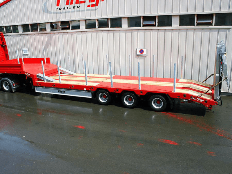 Полуприцеп-трал Fliegl SDS 470 низкорамный-1
