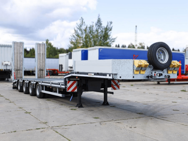 Полуприцеп-трал Max Trailer Max 100-4A низкорамный-0