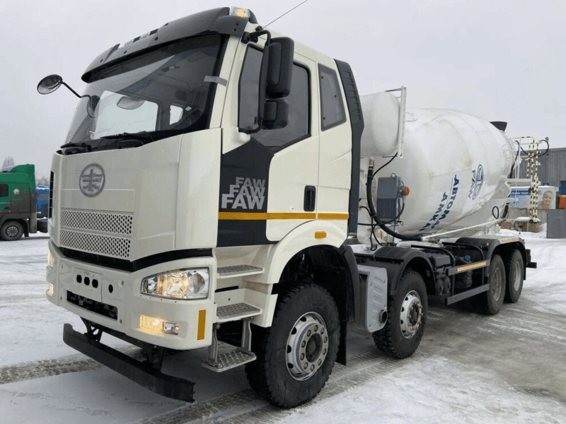 Автобетоносмеситель FAW J6 CA5250 8×4 АМКАР 704783-31 12 КУБ.М.-0