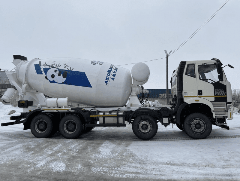 Автобетоносмеситель FAW J6 CA5250 8×4 АМКАР 704783-31 12 КУБ.М.-1