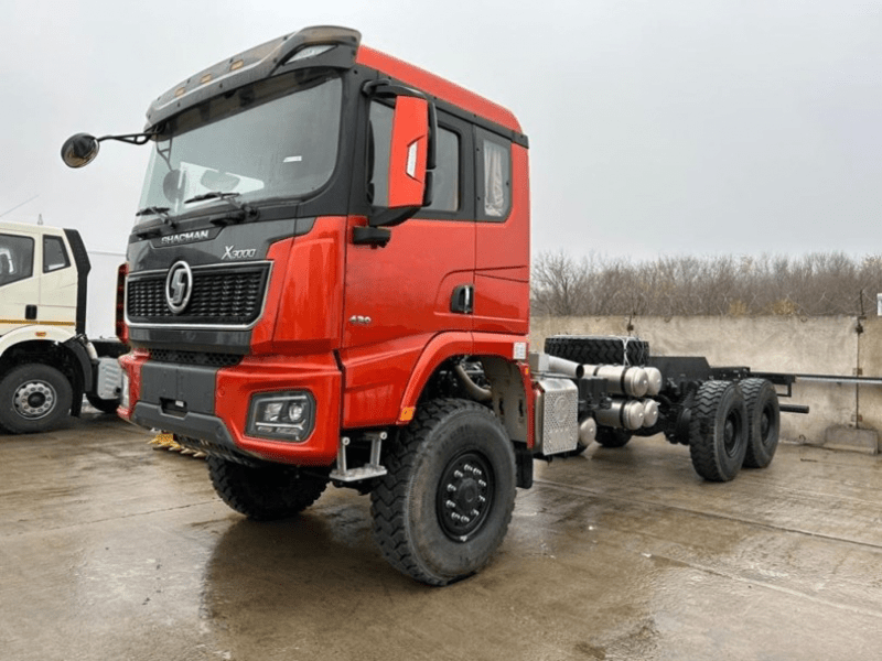 Кран-манипулятор SUNHUNK K238 на шасси Shacman 6×6, борт 6500 мм-2
