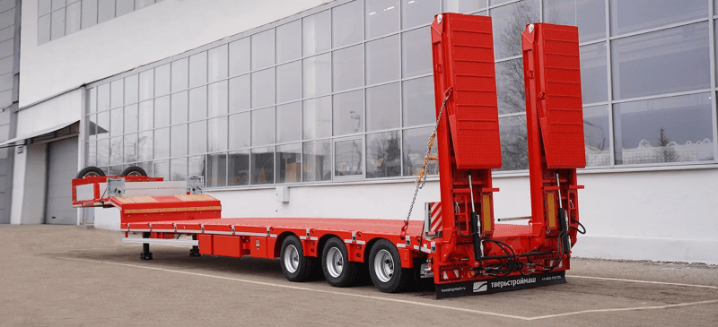 Полуприцеп-трал Тверьстроймаш Rapid Trailer 993930-RS30(G) низкорамный-0