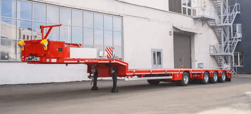 Полуприцеп-трал Тверьстроймаш RL40 Rapid Trailer низкорамный-1