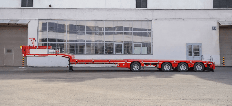 Полуприцеп-трал Тверьстроймаш RL40 Rapid Trailer низкорамный-0