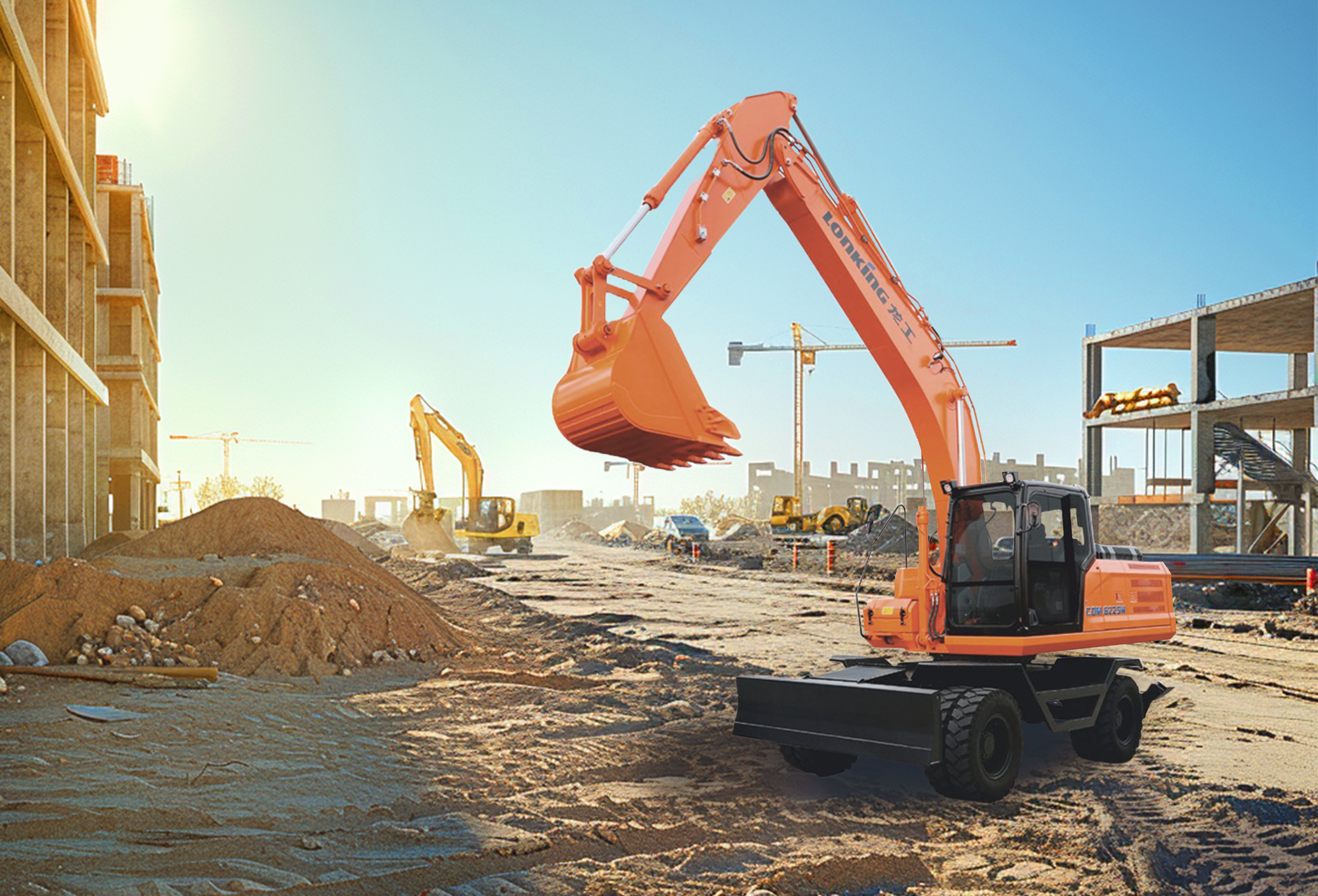 Колесный экскаватор Lonking CDM6225W