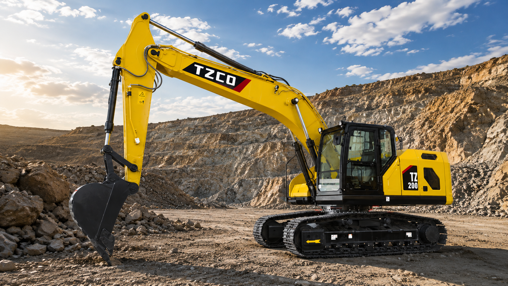 Гусеничный экскаватор TZ210C3