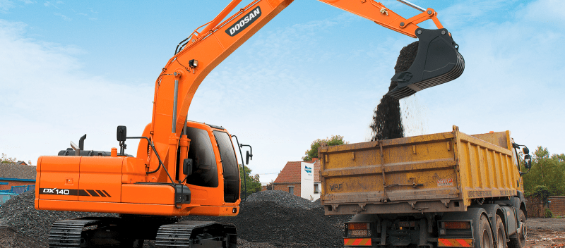 Гусеничный экскаватор DOOSAN DX140LC