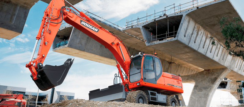 Колесный экскаватор DOOSAN DX210WA-1