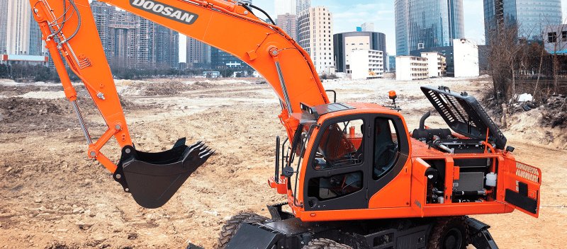 Колесный экскаватор DOOSAN DX210WA