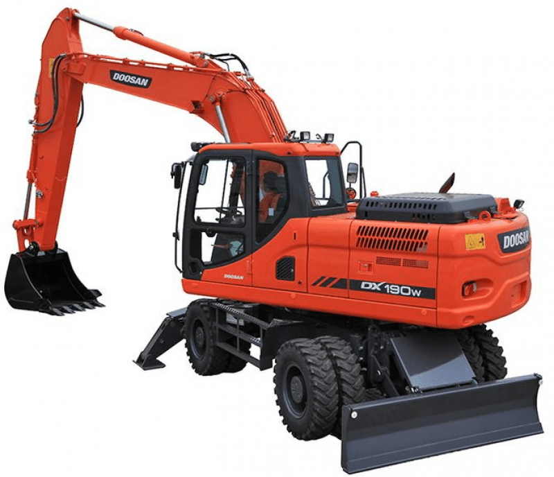 Колесный экскаватор DOOSAN DX190WA