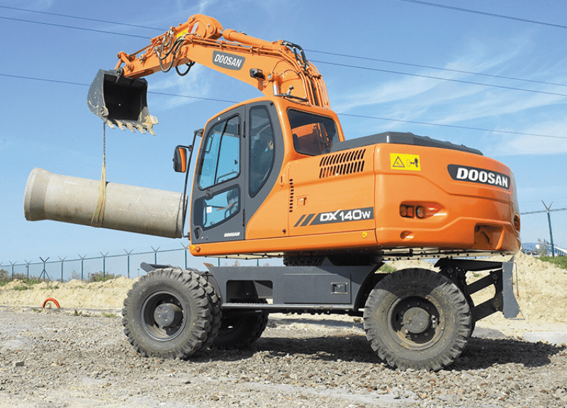 Колесный экскаватор DOOSAN DX140W