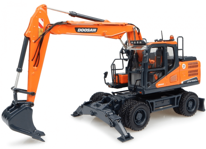 Колесный экскаватор DOOSAN DX140W-1