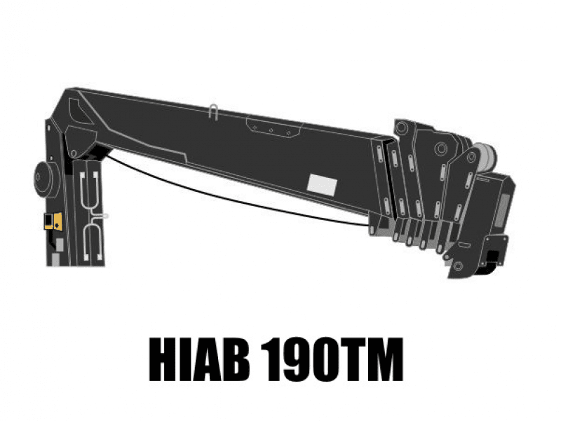 Кран-манипулятор HIAB 190TM на шасси КамАЗ 43118-3090-50-3