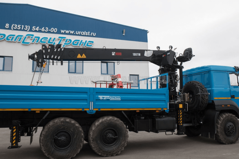 Кран-манипулятор HIAB 190TM на шасси КамАЗ 43118-3090-50-0